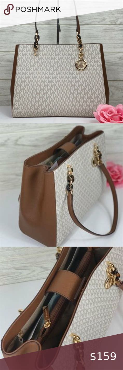 michael kors sofia large tote vanilla|Sofia Large Saffiano Leather Satchel .